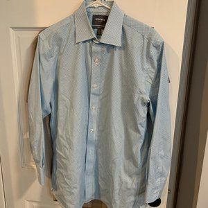 Bonobos Blue and White Patterned Button Down
